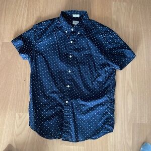 J Crew Short Sleeve Button Down Shirt